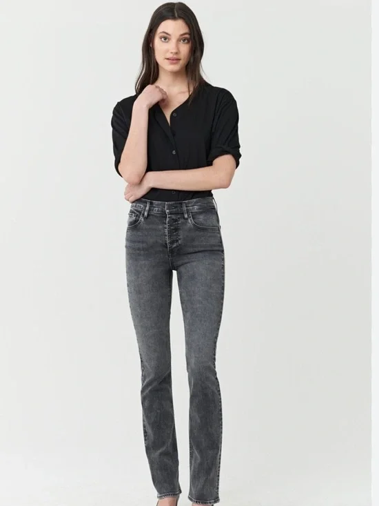 3x1 Poppy Slim Boot Jeans in Agdon Gray NEW with tags - Picture 1 of 3